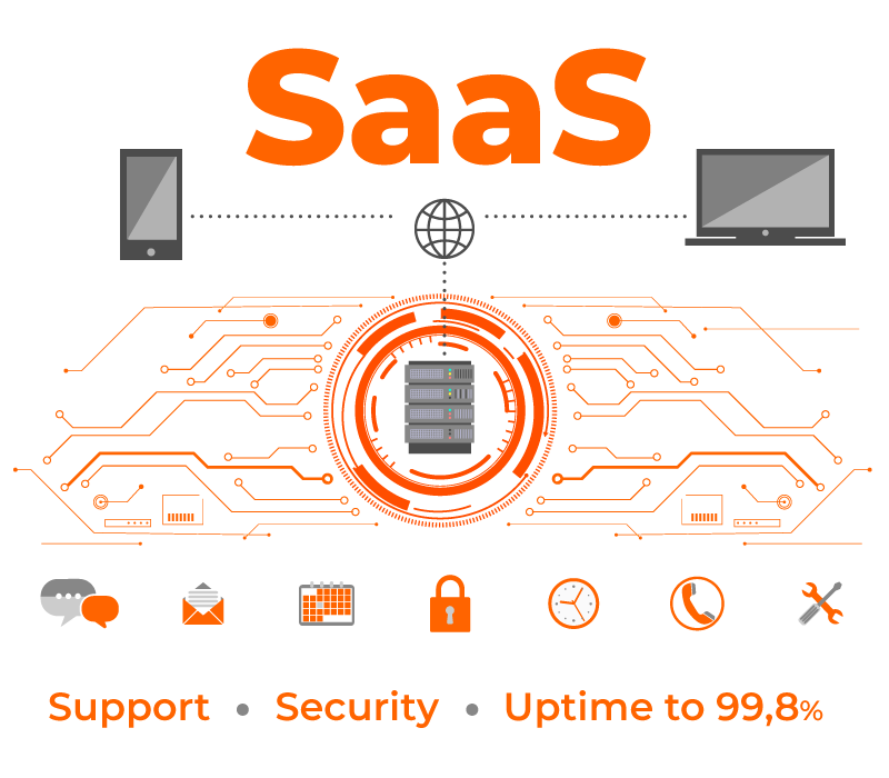 Користування віддаленим сервером, SaaS (1 місяць)